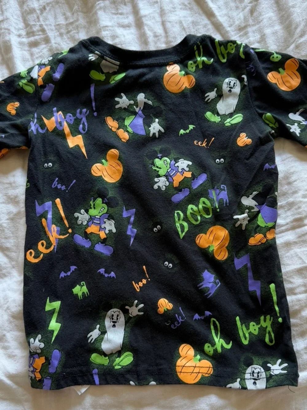 Disney Toddler Black Halloween Graphic Tee /size 2T-3T